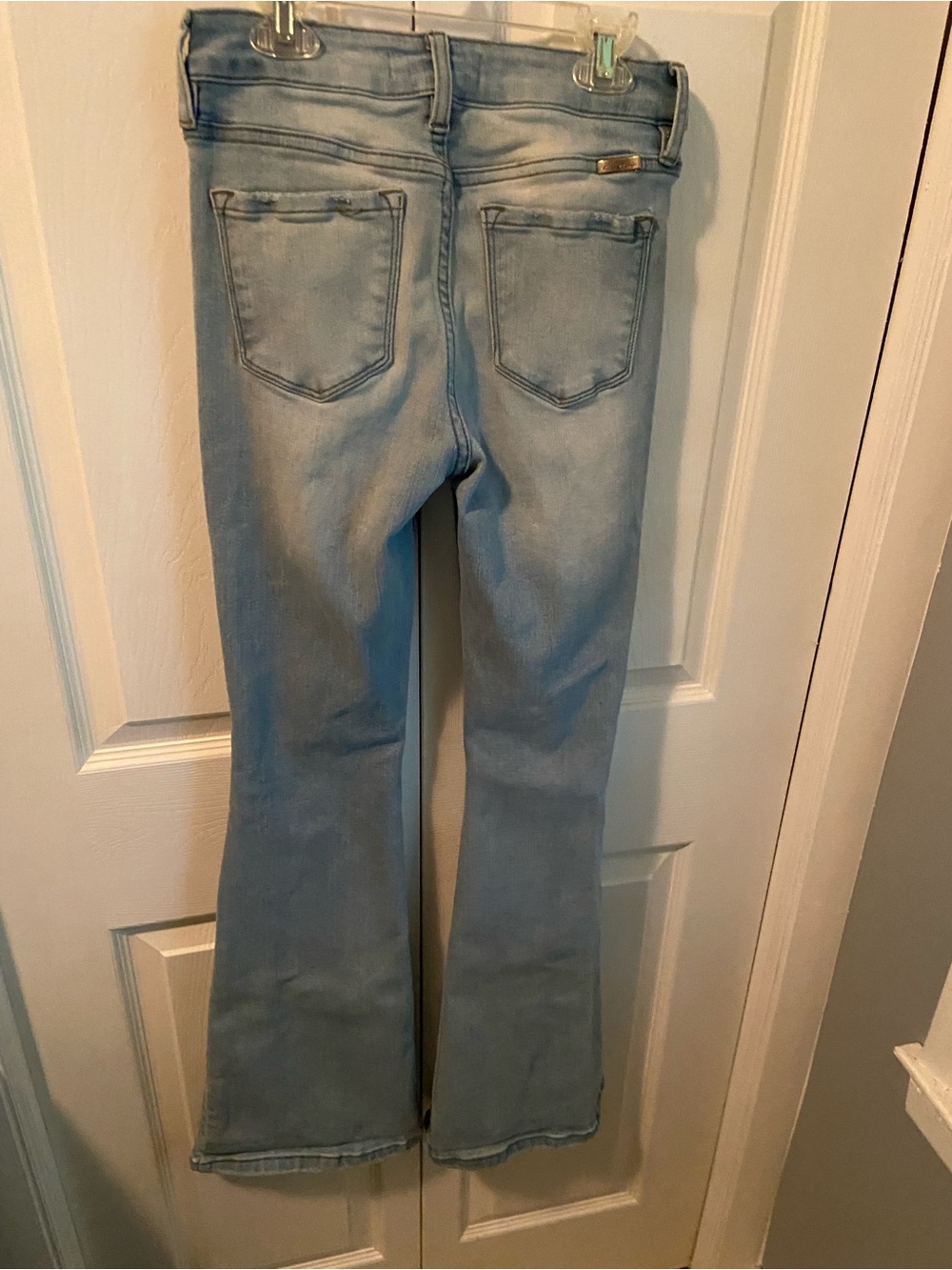 KanCan Light Blue Distressed Flare Jeans - Picture 6 of 8